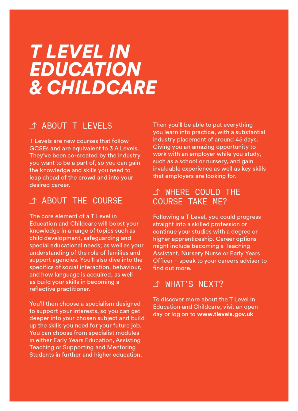 T Levels Harrow College
